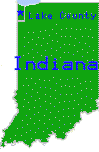 Picture of Indaiana Map with Lake County highligthed.